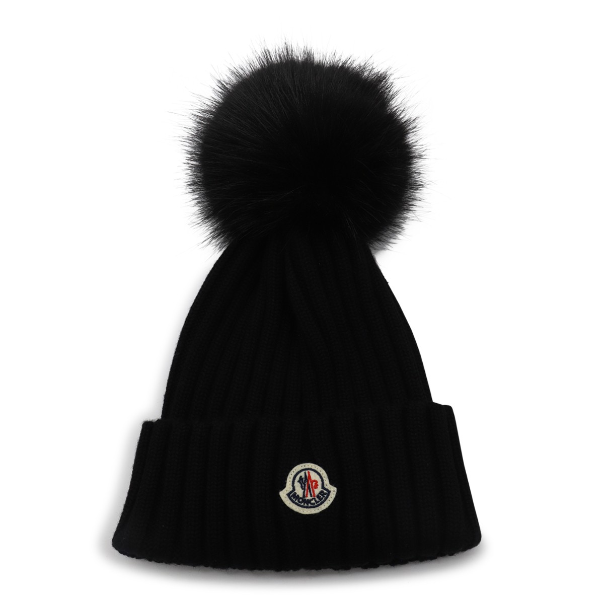 BLACK WOOL BEANIE