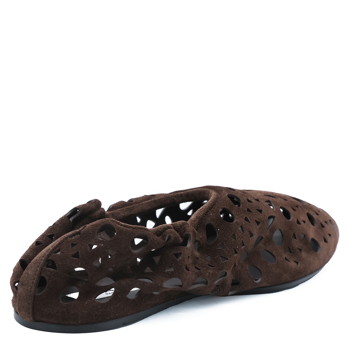 BROWN LEATHER NEO VIVIENNE FLATS