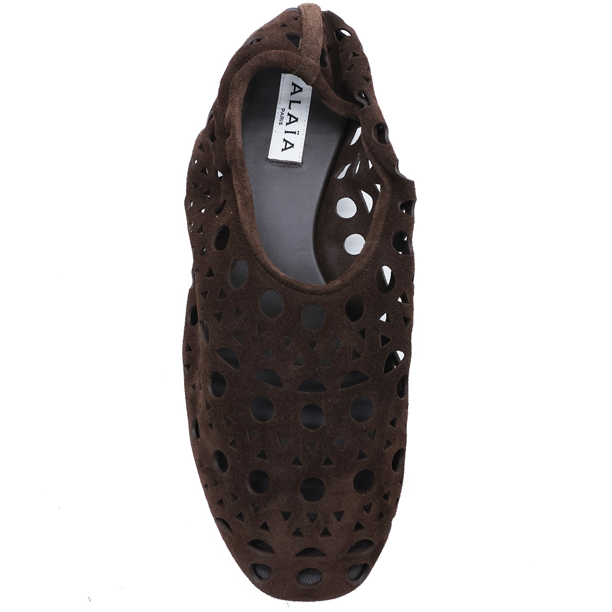 BROWN LEATHER NEO VIVIENNE FLATS