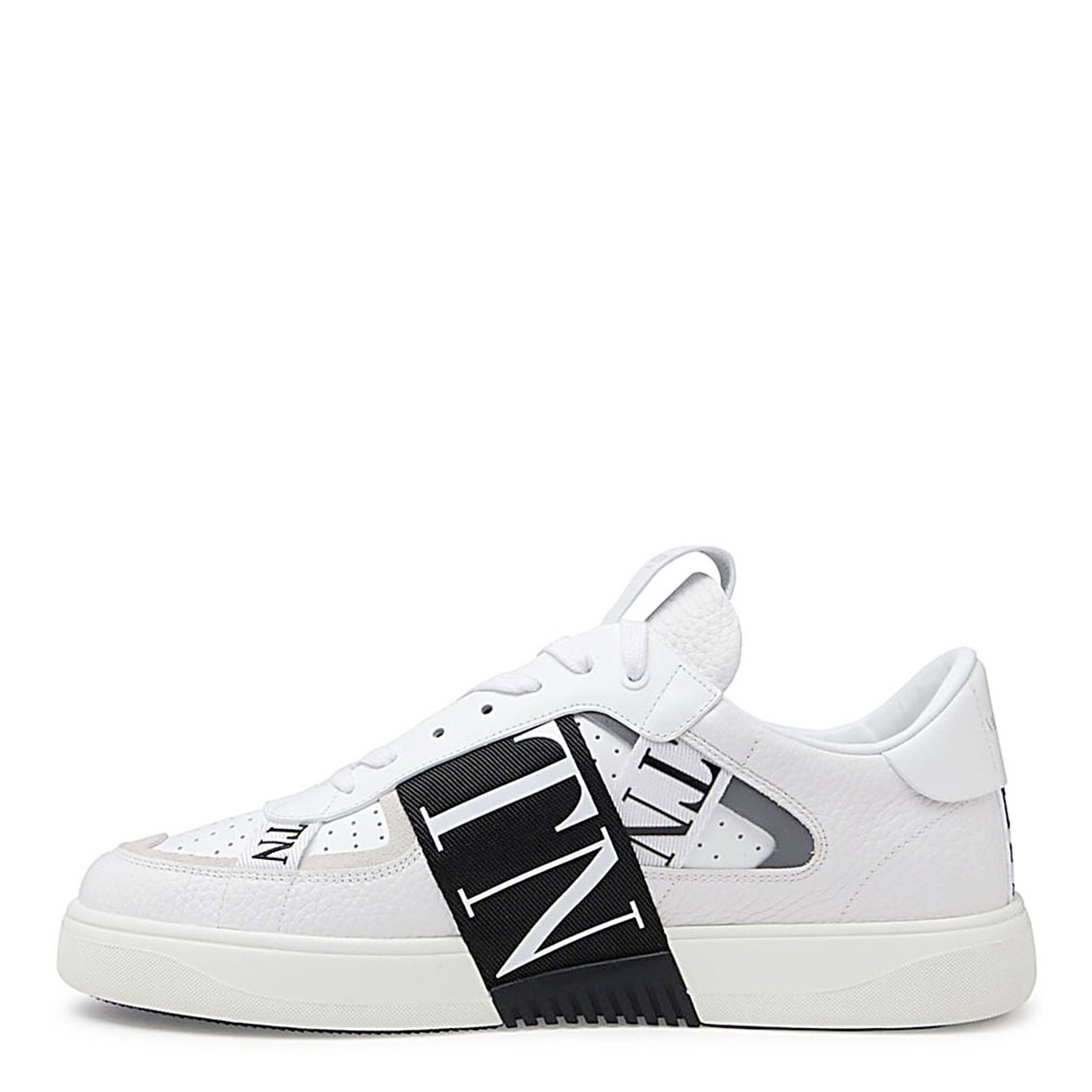 WHITE LEATHER VL7N SNEAKERS