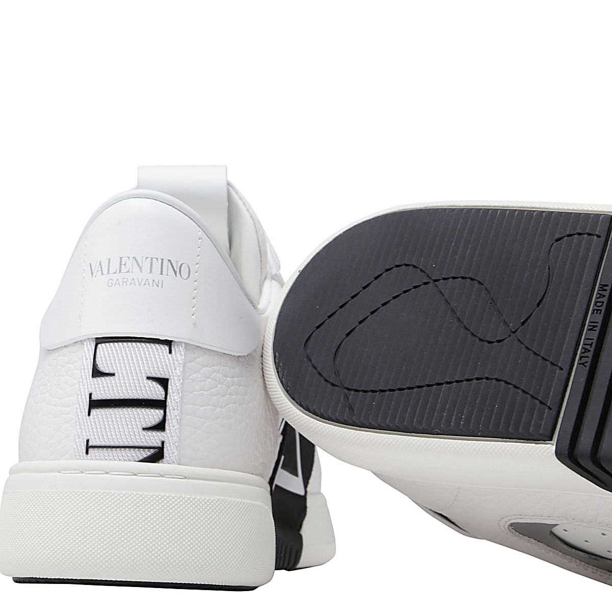 WHITE LEATHER VL7N SNEAKERS