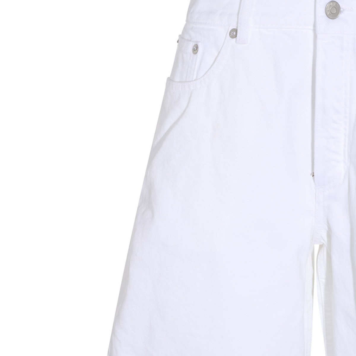 WHITE COTTON JEANS