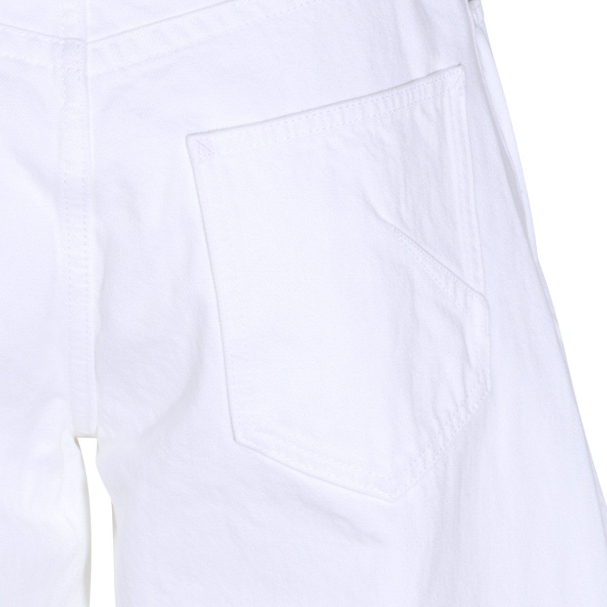 WHITE COTTON JEANS