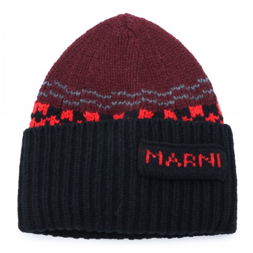 MULTICOLOR WOOL GEOMETRIC...