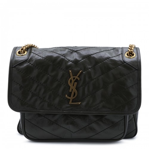 LIGHT MUSK LEATHER NIKI SHOULDER BAG