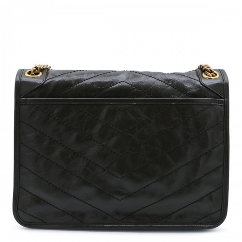 LIGHT MUSK LEATHER NIKI SHOULDER BAG