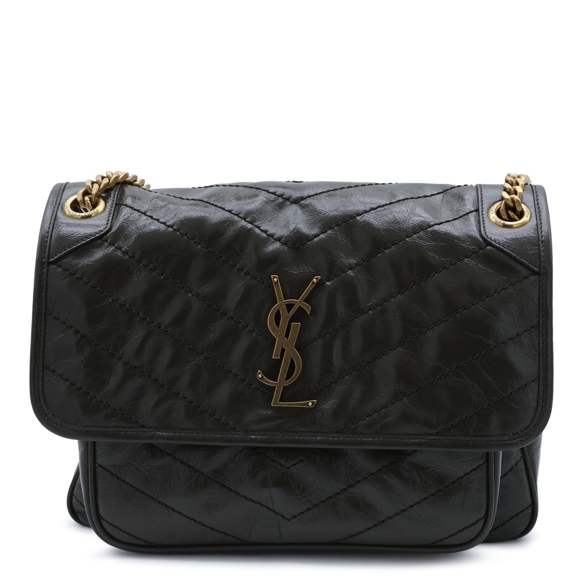LIGHT MUSK LEATHER NIKI SHOULDER BAG