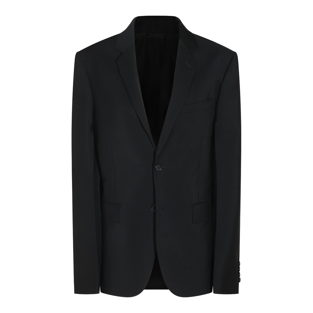 BLACK MOHAIR BLAZER
