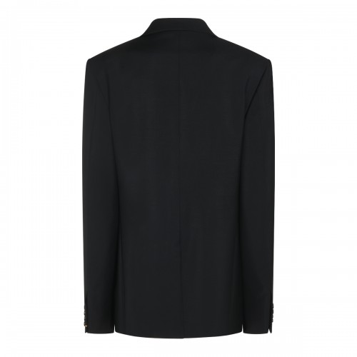 BLACK MOHAIR BLAZER