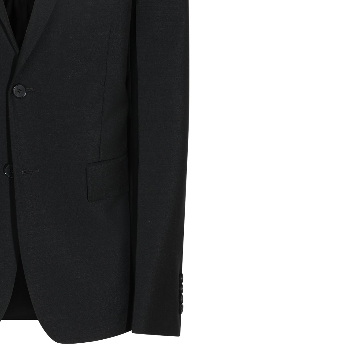BLACK MOHAIR BLAZER