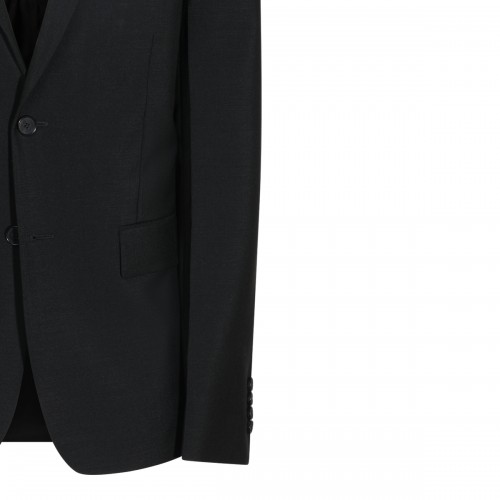 BLACK MOHAIR BLAZER