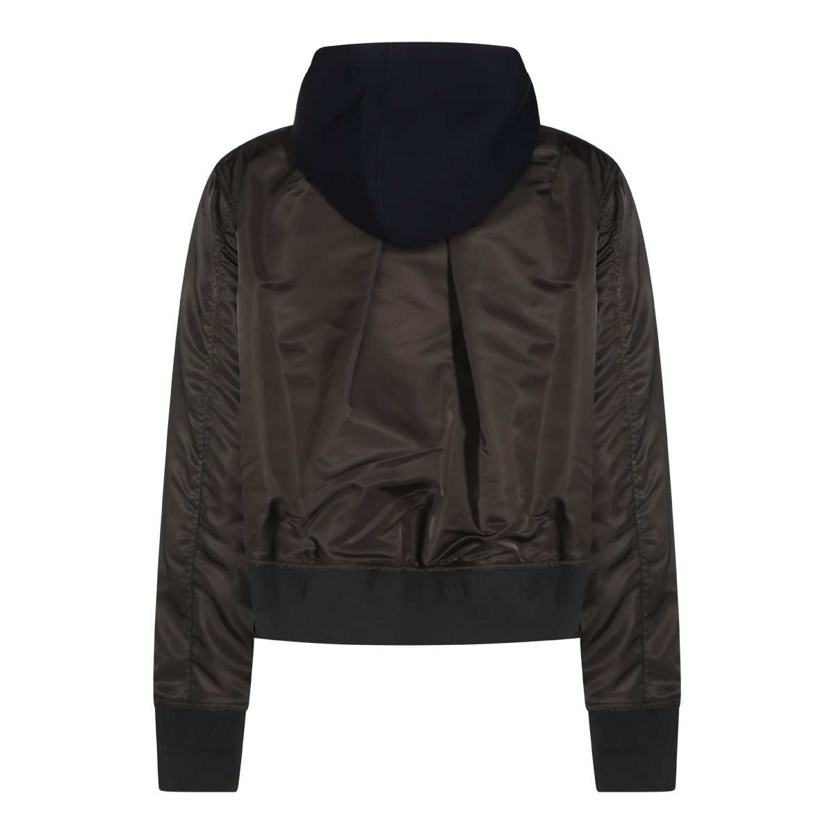 NAVY AND KHAKI COTTON SPONGE SWEATSHIRT