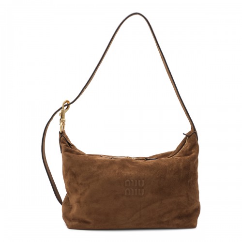 BROWN LEATHER SHOULDER BAG