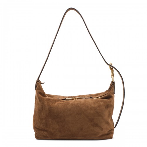 BROWN LEATHER SHOULDER BAG