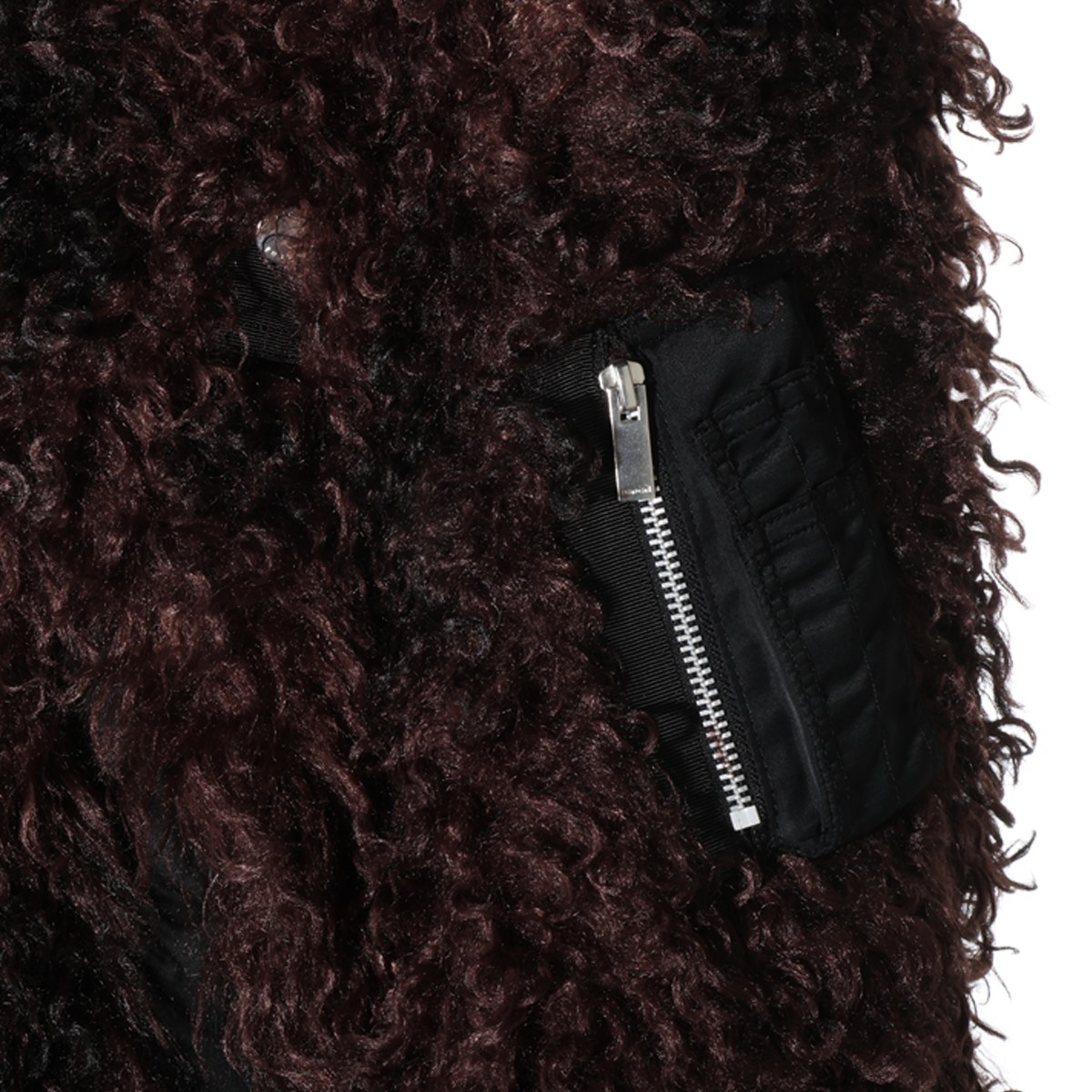 BROWN FAUX FUR JACKET