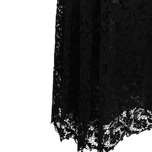 BLACK SILK SKIRT