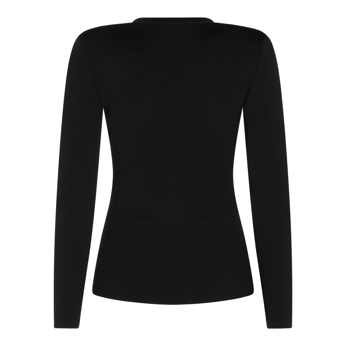 BLACK STRETCH KNITWEAR