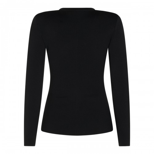 BLACK STRETCH KNITWEAR