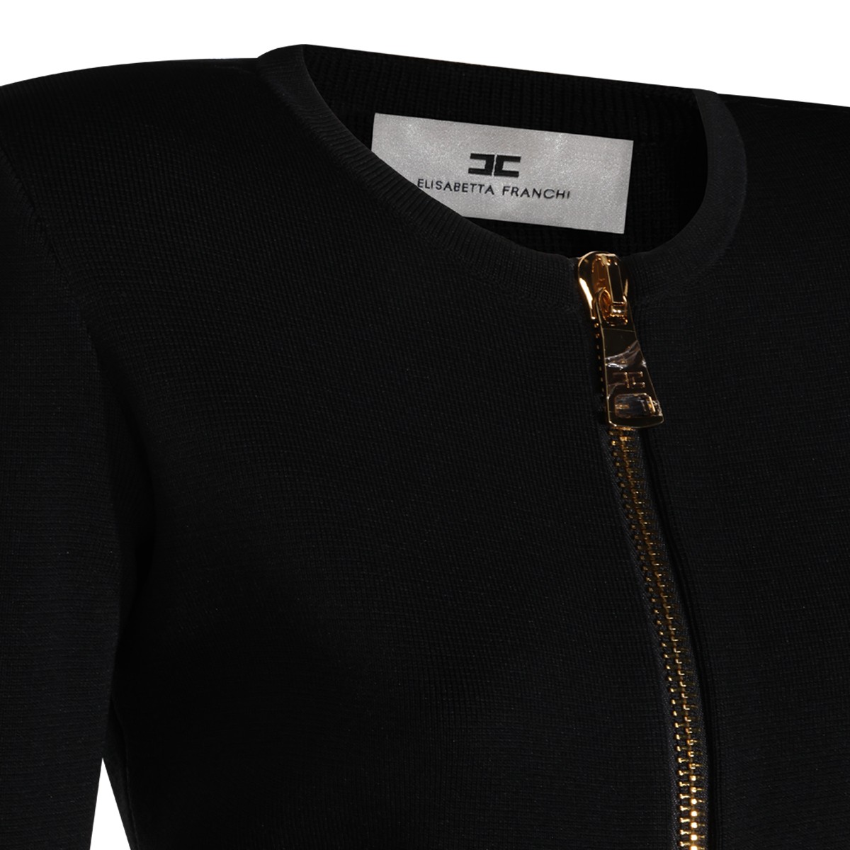 BLACK STRETCH KNITWEAR