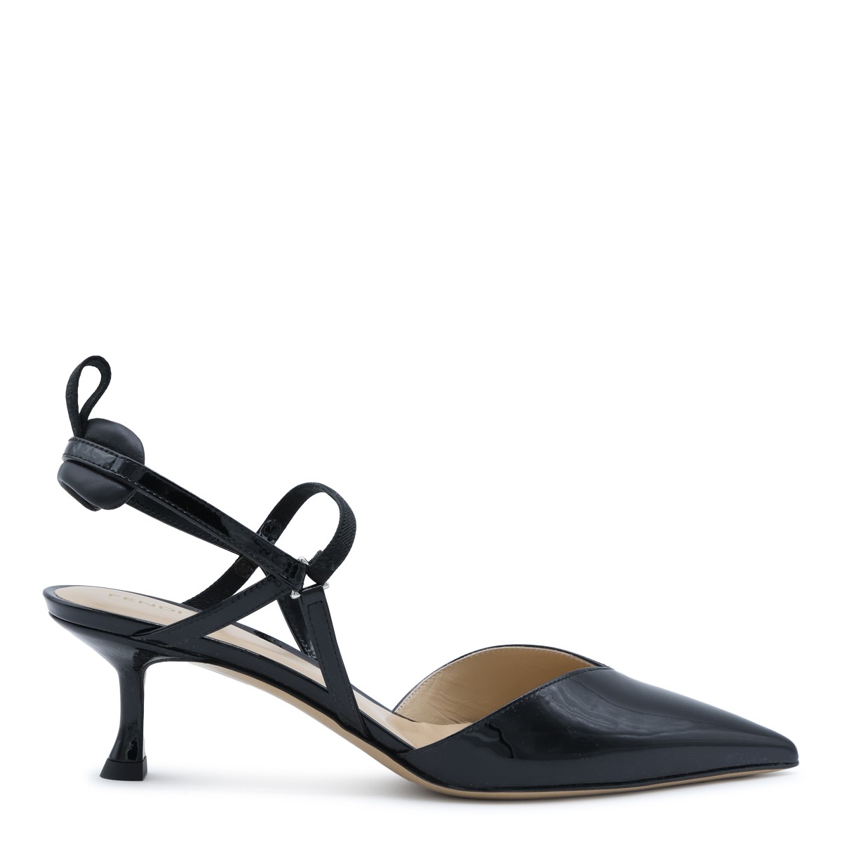 BLACK LEATHER PUMPS