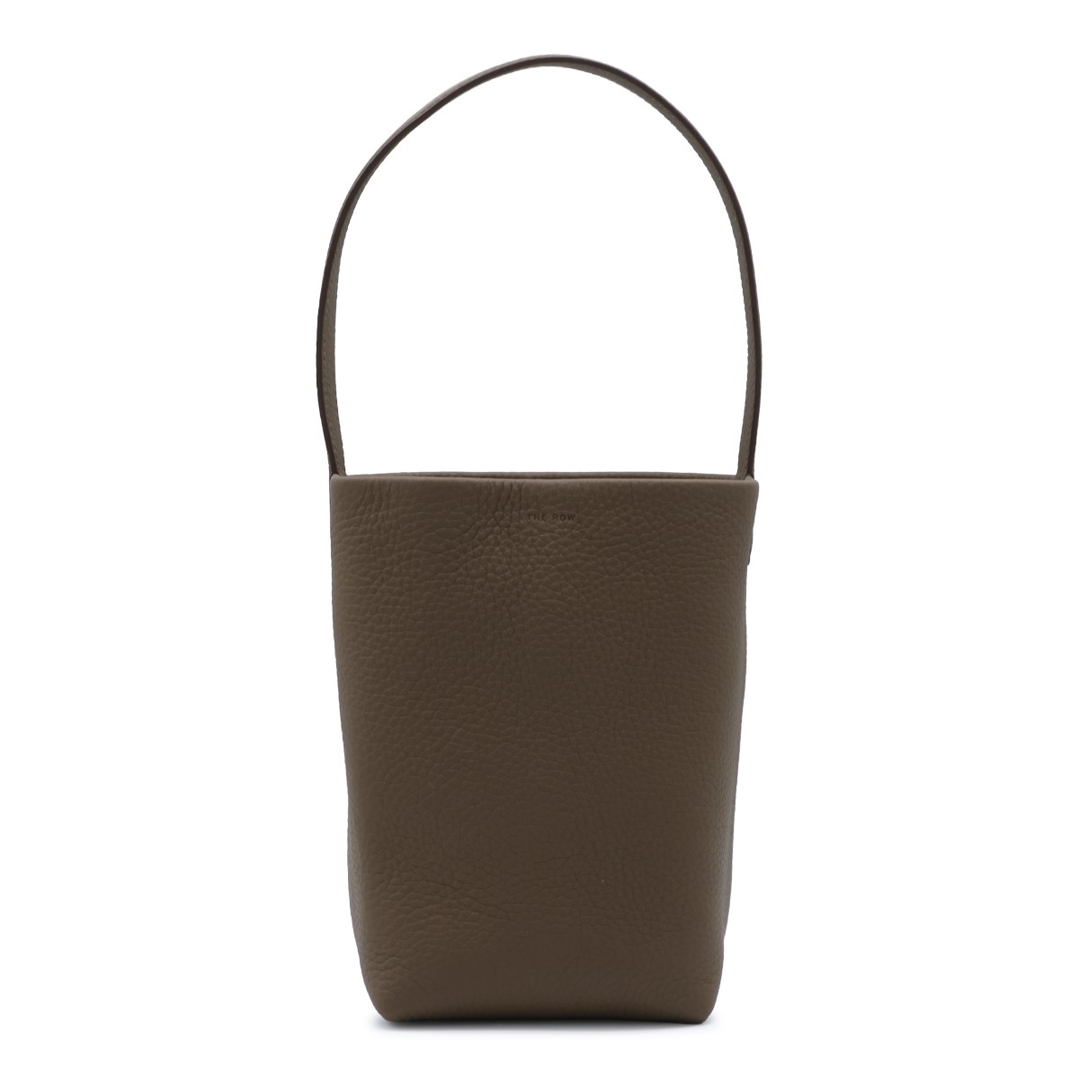 DARK BROWN LEATHER SMALL N/S PARK TOTE