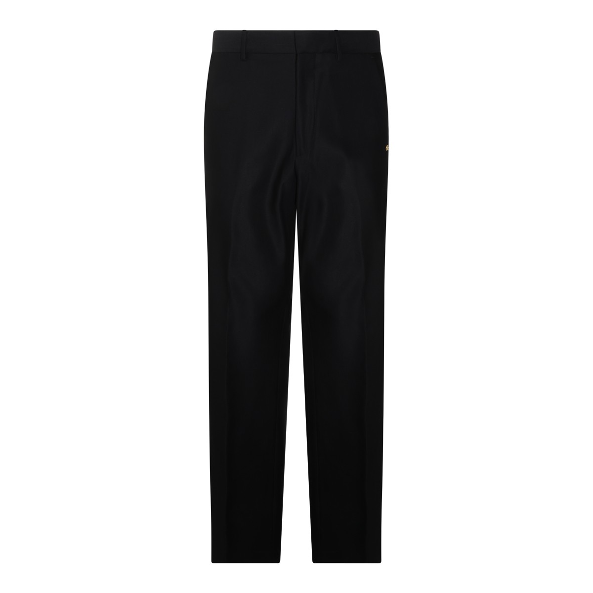 BLACK WOOL MA FIT PANTS