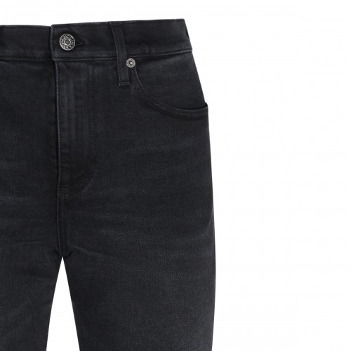 BLACK COTTON JEANS