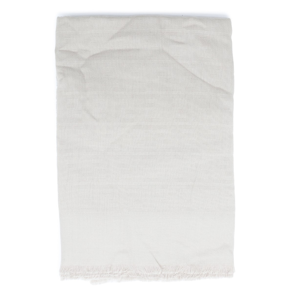 BEIGE WOOL SCARF