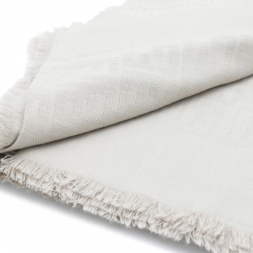 BEIGE WOOL SCARF