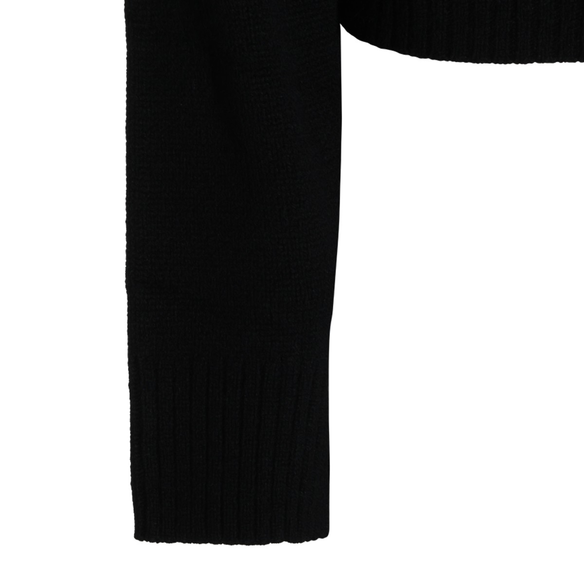 BLACK CASHMERE KNITWEAR