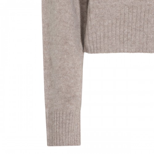 TAUPE CASHMERE KNITWEAR