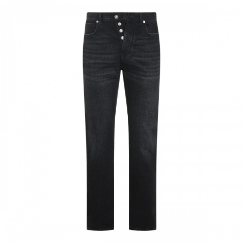 BLACK COTTON JEANS