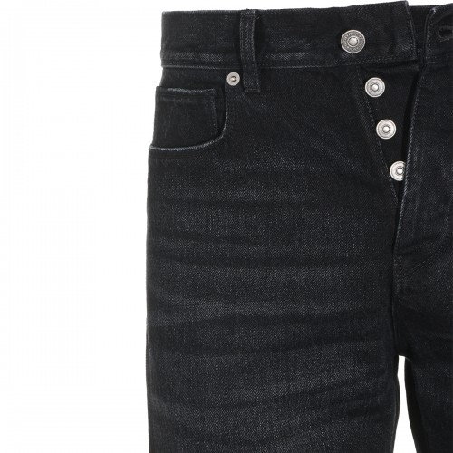 BLACK COTTON JEANS