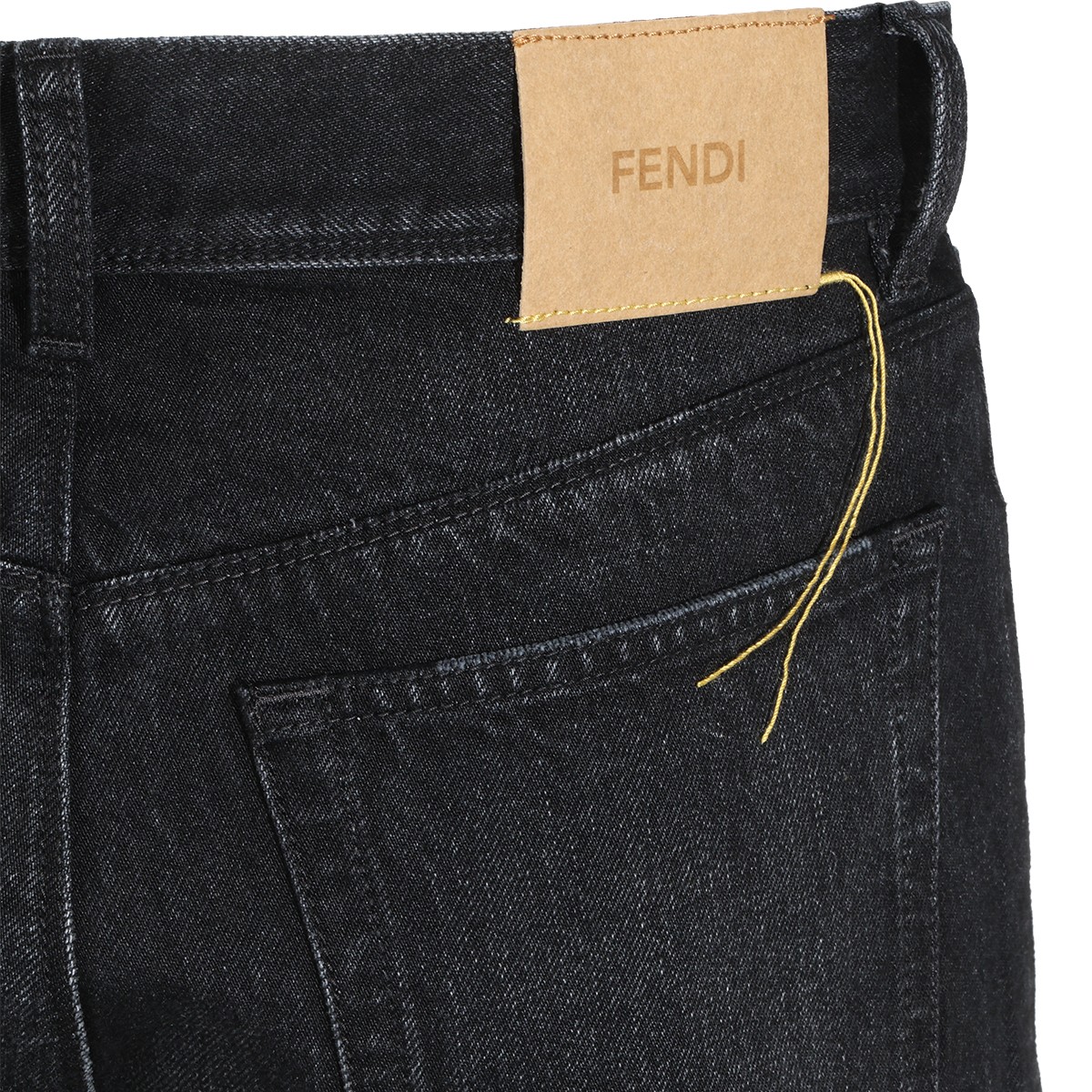 BLACK COTTON JEANS