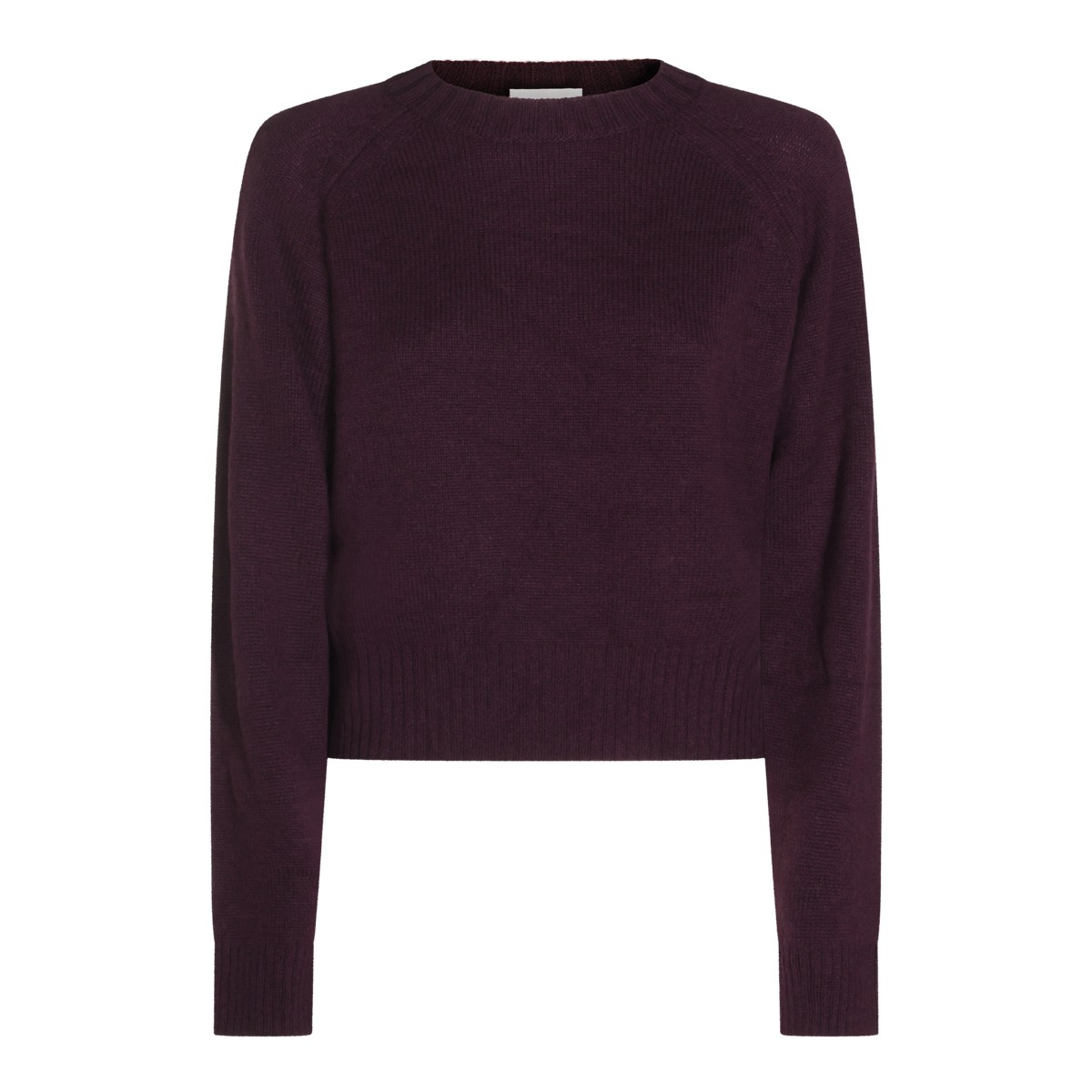 DARK PURPLE CASHMERE KNITWEAR