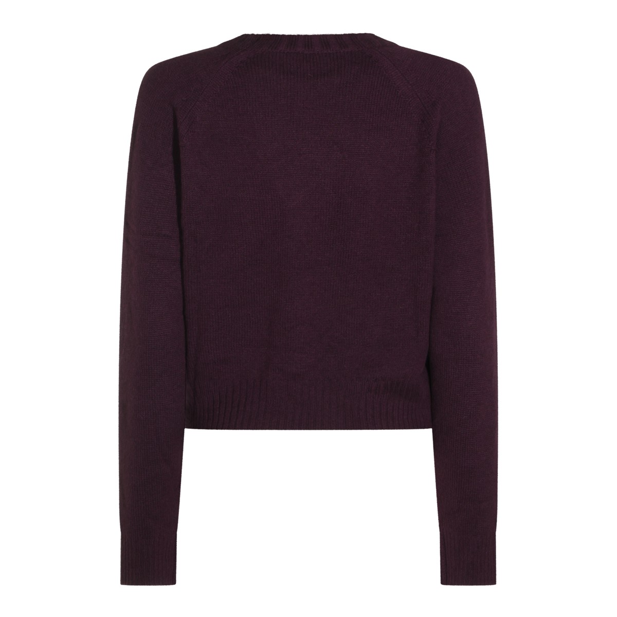 DARK PURPLE CASHMERE KNITWEAR