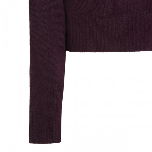 DARK PURPLE CASHMERE KNITWEAR