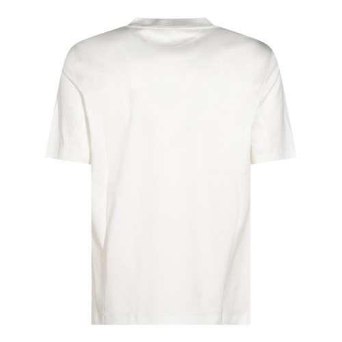 WHITE COTTON LOGO T-SHIRT 2