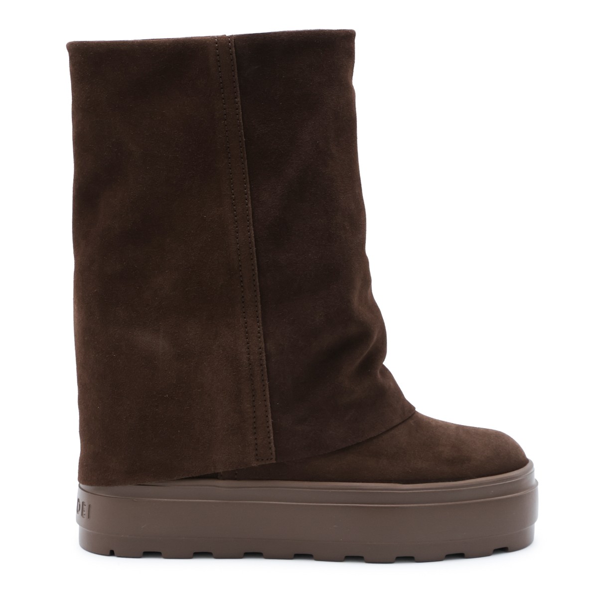 DARK BROWN LEATHER BOOTS