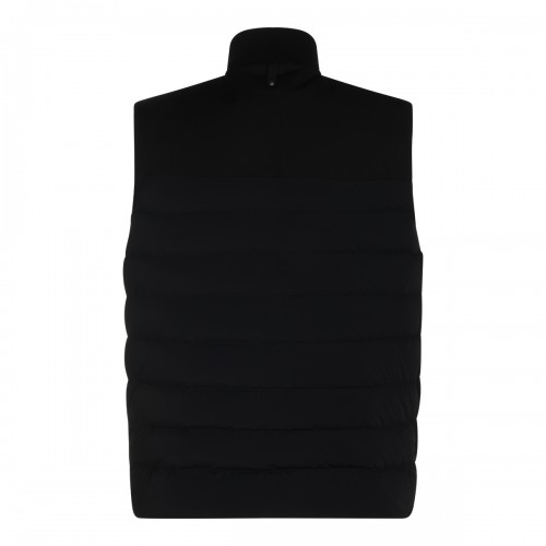 BLACK NYLON DOWN JACKET 2