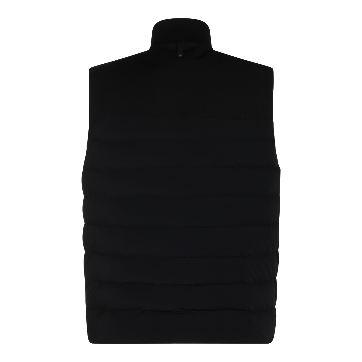 BLACK NYLON DOWN JACKET