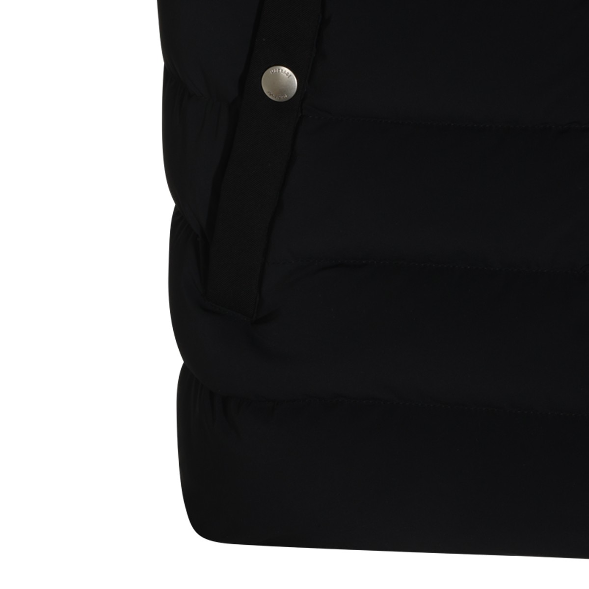 BLACK NYLON DOWN JACKET