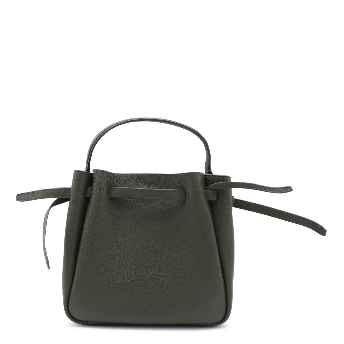 DARK BROWN LEATHER ROMY SATCHEL