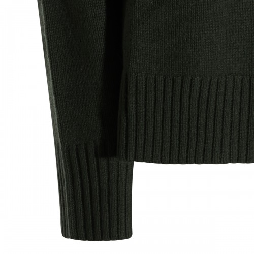 GREEN CASHMERE KNITWEAR