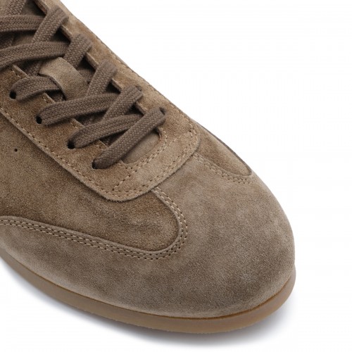 TAUPE SUEDE LOW SNEAKERS
