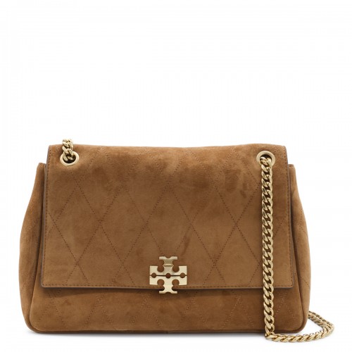 CARAMEL LEATHER SHOULDER BAG