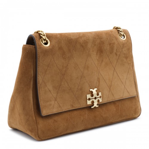 CARAMEL LEATHER SHOULDER BAG 2