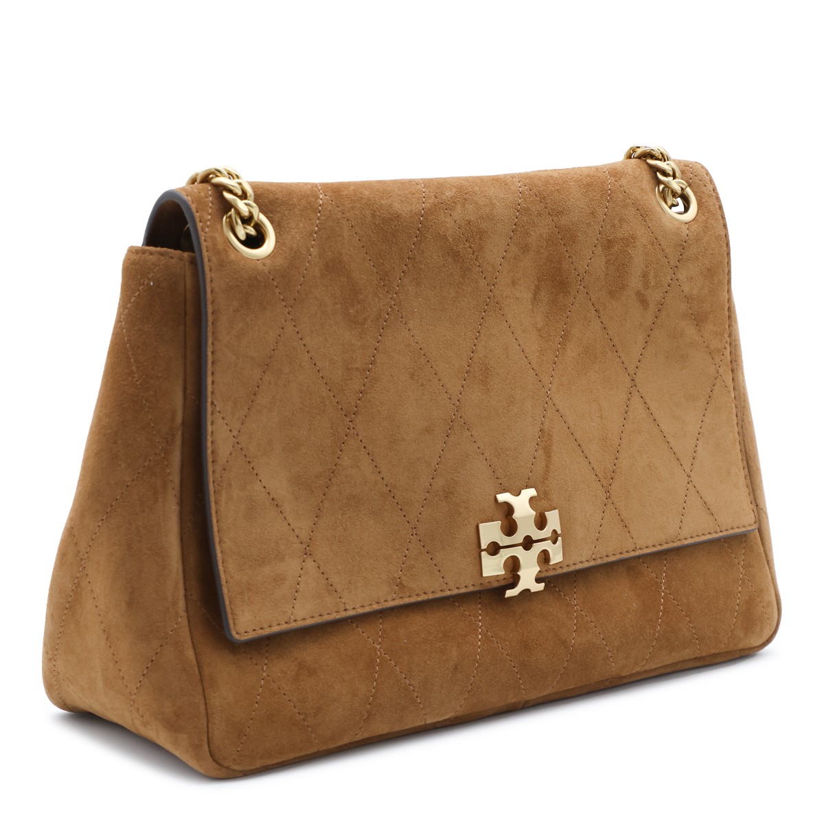 CARAMEL LEATHER SHOULDER BAG