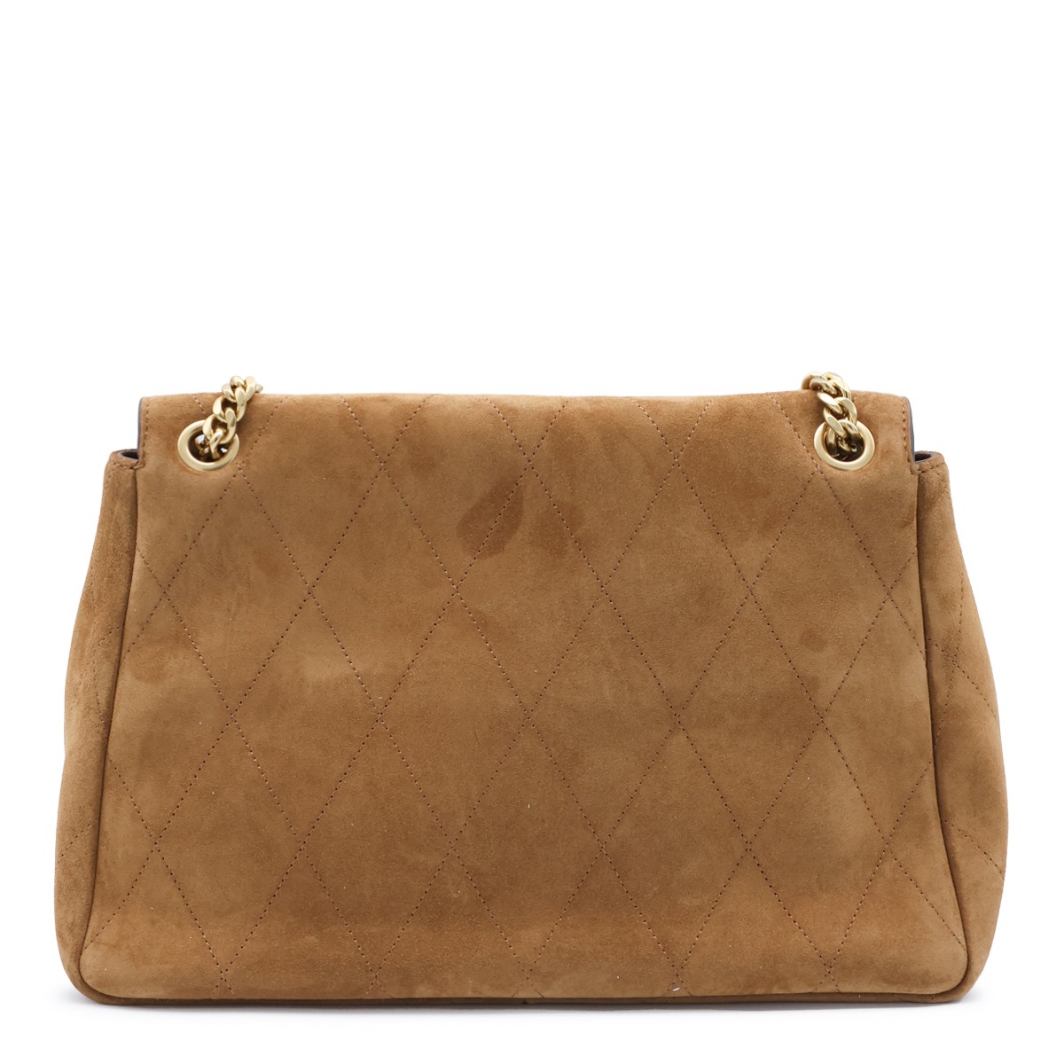 CARAMEL LEATHER SHOULDER BAG
