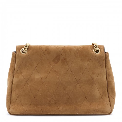 CARAMEL LEATHER SHOULDER BAG
